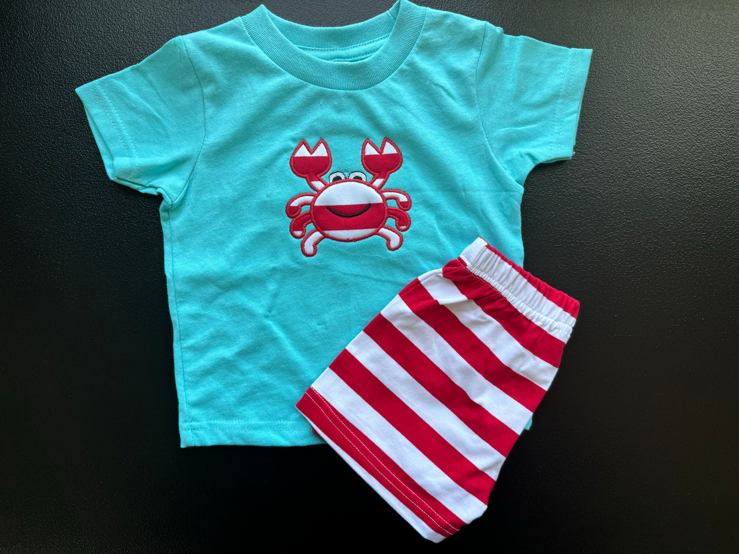 Crab Applique - SHIRT ONLY - NO SHORTS