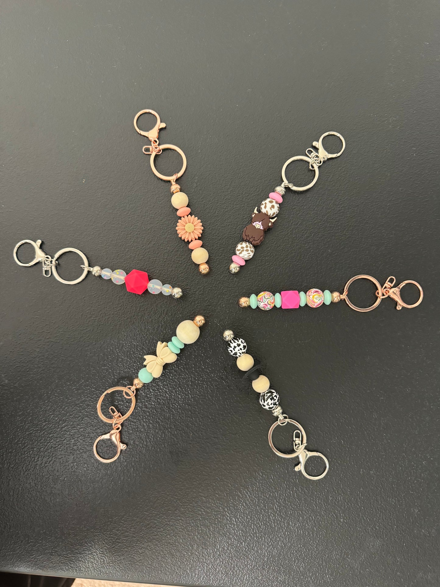 Keychains - Silicone Beads